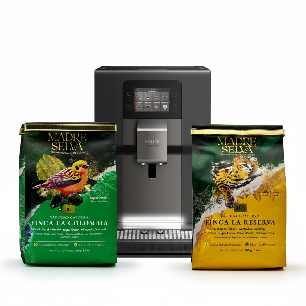 Cafetera Espresso KRUPS Intuition Preference + Lechero